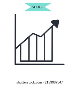 marketing analysis icons  symbol vector elements for infographic web