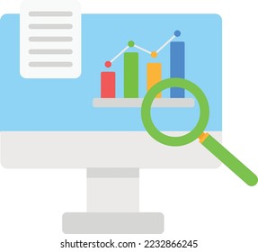 Marketinganalyse-Strategie, Vektorgrafik