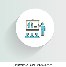 marketing analytics icon vector design