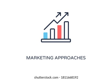 Marketing Approaches icon in vector. Logotype