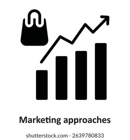 Marketing approaches Vector Icon which can easily modify or edit