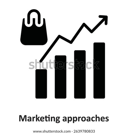 Marketing approaches Vector Icon which can easily modify or edit