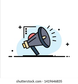 Marketing, Automation, Marketing Automation, Digital Business Logo Template. Flat Color