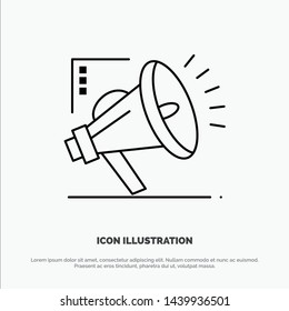 Marketing, Automation, Marketing Automation, Digital Line Icon Vector