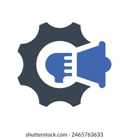 Marketing Automation Icon, Vector Graphics
