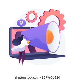 Marketing automation software and CRM. Web based solutions, customer relations management, digital commerce. Customer experience management. Vector isolated concept metaphor illustration