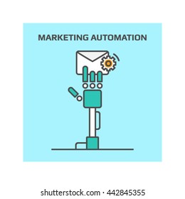 Marketing Automation Vector