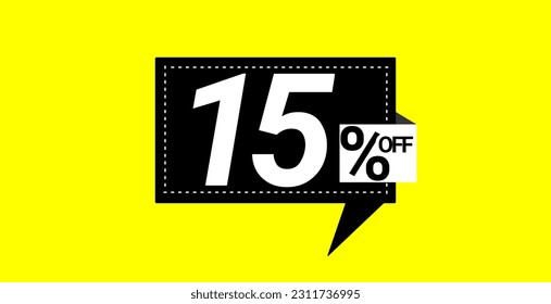 Marketing background 5 10 15 20 25 30 35 40 45 50 60 70 80 90 percent yellow background and black word box stitch style