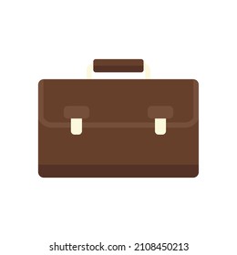 Marketing bag icon. Flat illustration of marketing bag vector icon isolated on white background