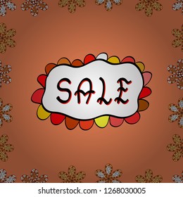 Marketing banners in trendy design. Vector illustration. End of season sale. Word SALE off text. Picture in white, orange and black colors. Vivid marble texture vector frames. Seamless.