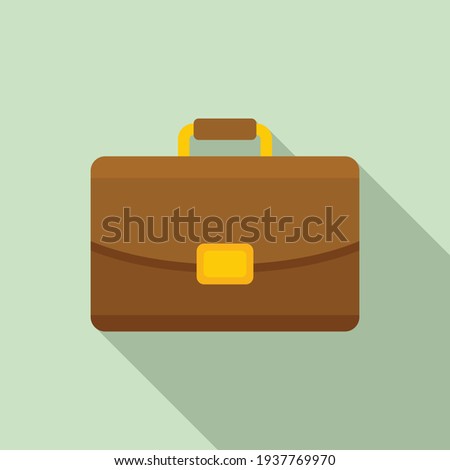 Marketing briefcase icon. Flat illustration of Marketing briefcase vector icon for web design