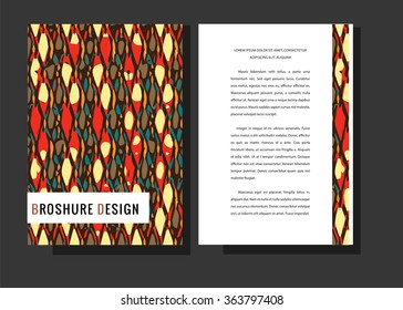 marketing brochure flyer design plan vector template in a4 dimension with graceful hipster scene path star conceptual background scene trendy empty marketing rear fancy print art concept original simp