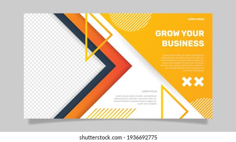 Marketing business banner template. - Vector.