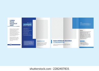 Marketing Business Trifold Brochure Design 