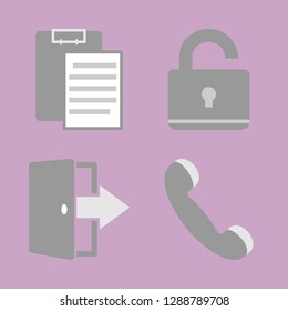 Marketing and business. Vector icon set.
