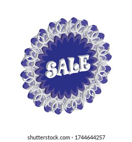 marketing campaign 3D sale vintage vector label  is a piece of paper,plastic film,cloth,metal or other material affixed to a container or product.
