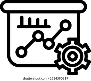 Marketing Campaign Analy Line Vector Icon Design