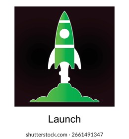 Ícone de Vetor de Lançamento de Produto de Campanha de Marketing