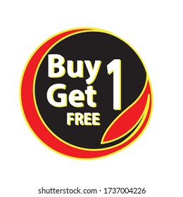 marketing  campiagn buy 1 get 1 free label is a piece of paper,plastic film,cloth,metal or other material affixed to a container or product.
