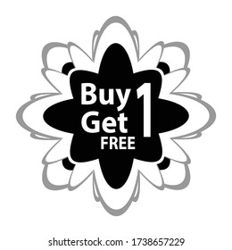 marketing  campiagn buy 1 get 1 free label is a piece of paper,plastic film,cloth,metal or other material affixed to a container or product.
