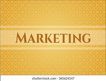 Marketing card or poster