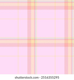 Textura de padrão de verificação de marketing, tecido sem costura de golfe. Menswear tecido tartan vetor fundo em renda rosa e cores claras paleta.