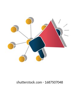 Marketing concept. Creative idea design. Flat vector illustration for template, brochure or presentation.