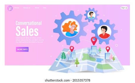 Marketing consumer audience communication service for influencer advertising. products promotion persons. Business topics -online shopping. People taking and looking at the goods. Referral vector.