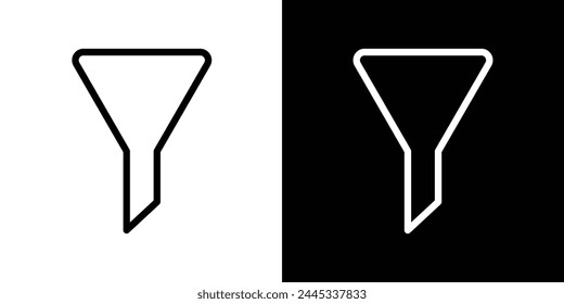 Marketing Conversion and Filter Icons. Business Channeling and Strategy Symbolism.