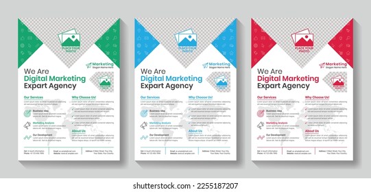 Plantilla de viajero comercial de marketing en diseño