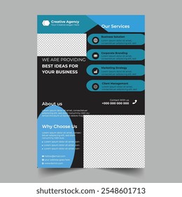 marketing corporate flyer design template
