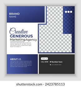 marketing corporate Social Media Banners for Digital Marketing. pro vector.