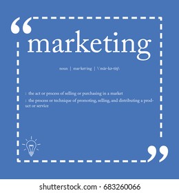 Marketing definition