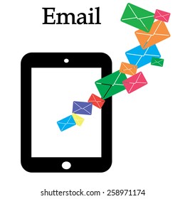 Marketing design over white background, vector illustration