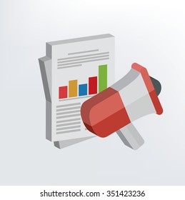 Marketing design,three dimension,vector