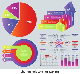 Marketing diagram set
