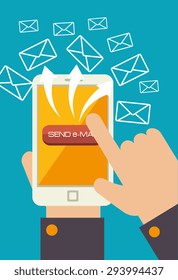 Marketing digital design, vector illustration eps 10.