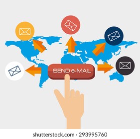 Marketing digital design, vector illustration eps 10.