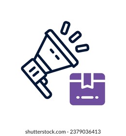 marketing dual tone icon. vector icon for your website, mobile, presentation, and logo design.