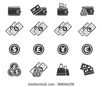 marketing and e-commerce icons for web and user interface