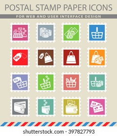 marketing and e-commerce icons for web and user interface