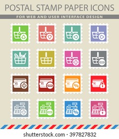 marketing and e-commerce icons for web and user interface