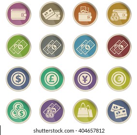 marketing and e-commerce icons for web and user interface