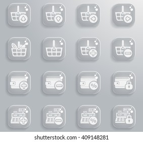 marketing and e-commerce icons for web and user interface