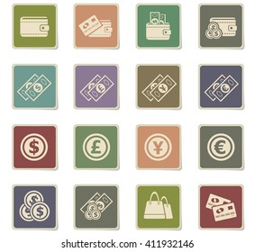 marketing and e-commerce icons for web and user interface