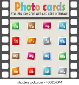 marketing and e-commerce icons for web and user interface