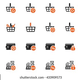 marketing and e-commerce icons for web and user interface
