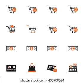 marketing and e-commerce icons for web and user interface