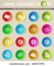marketing and e-commerce icons for web and user interface