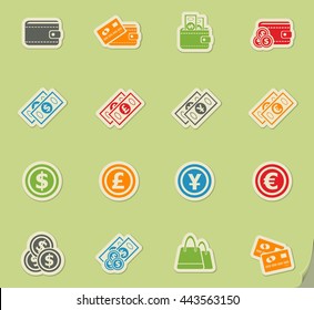 marketing and e-commerce icons for web and user interface